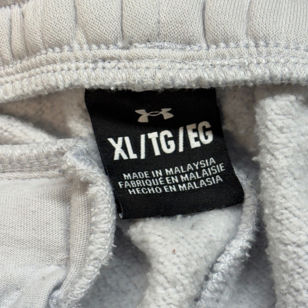 Under Armour Mens XL Rival Fleece Joggers Sweatpants Drawstring Pants - Picture 3 of 9